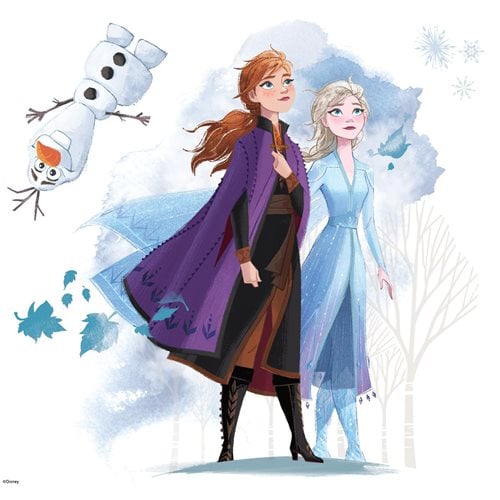 Frozen II Peel and Stick Giant Wall Decals