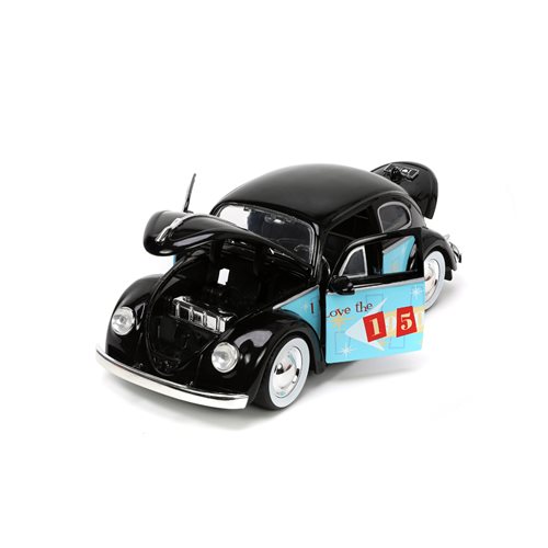 I Love The 50's 1959 Volkswagen Beetle 1:24 Scale Die-Cast Metal Vehicle