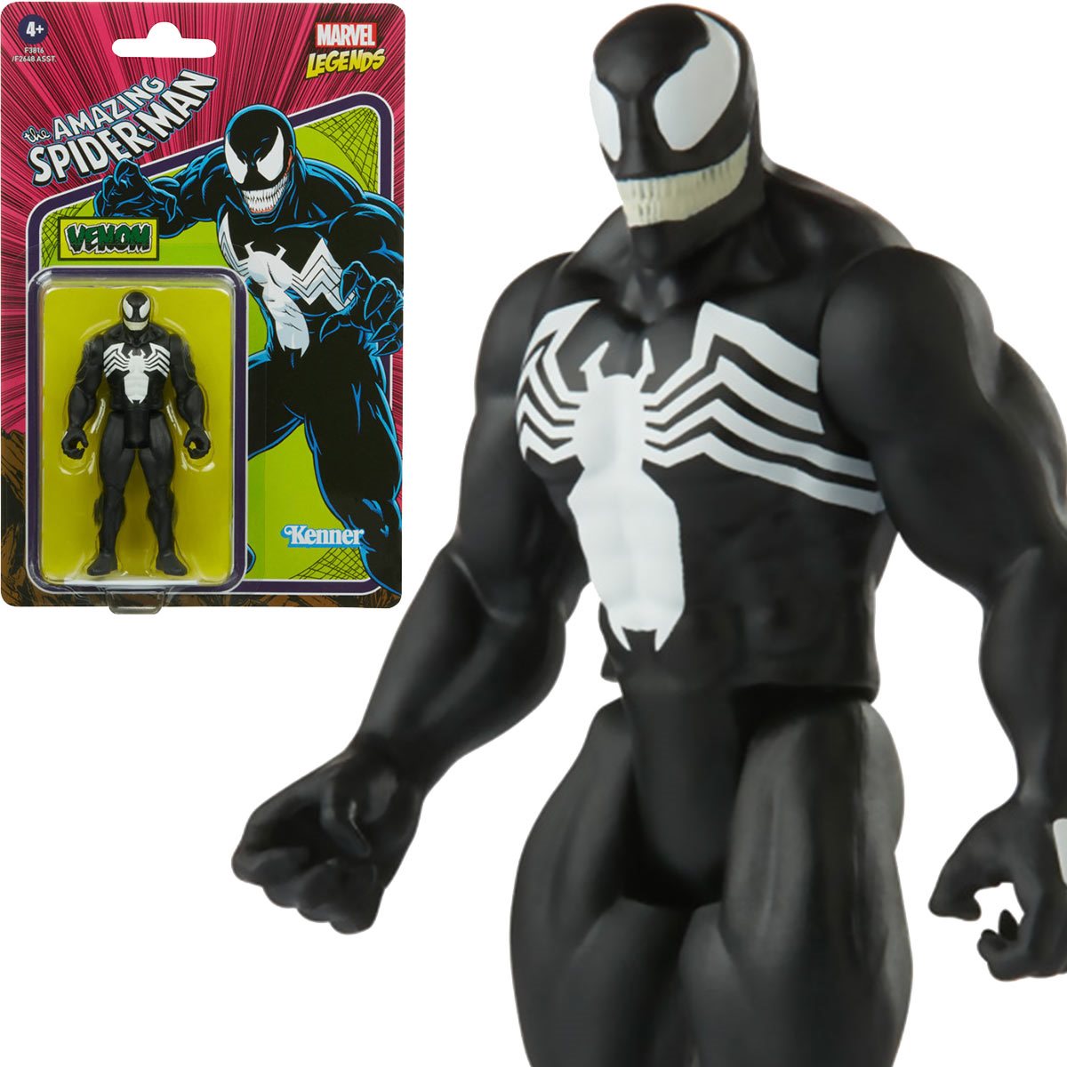 Marvel Legends Retro 375 Collection Venom 3/4-Inch Action Figure
