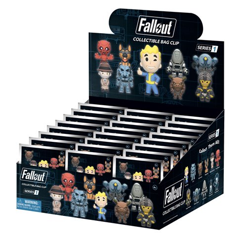 Fallout 3D Foam Bag Clip Display Case of 24