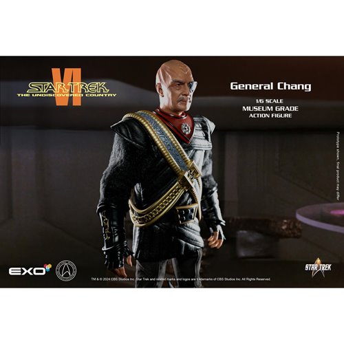 Star Trek VI: The Undiscovered Country General Chang  1:6 Scale Action Figure