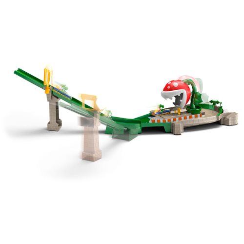 Hot Wheels Mario Kart Piranha Plant Slide Track Set