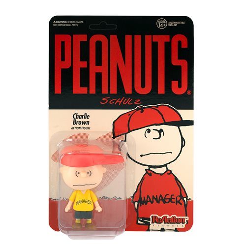 Peanuts Charlie Brown Manager ReAction Figure