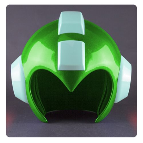 Mega Man Green Leaf Shield Wearable Helmet Prop Replica
