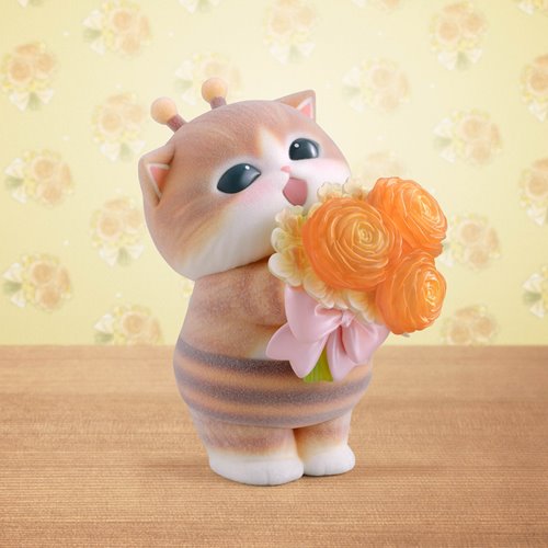 Mofusand Hachinyan Mofamofy Flocked Mini-Figure