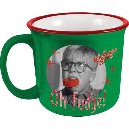 A Christmas Story Oh Fudge 14 oz. Ceramic Camper Mug