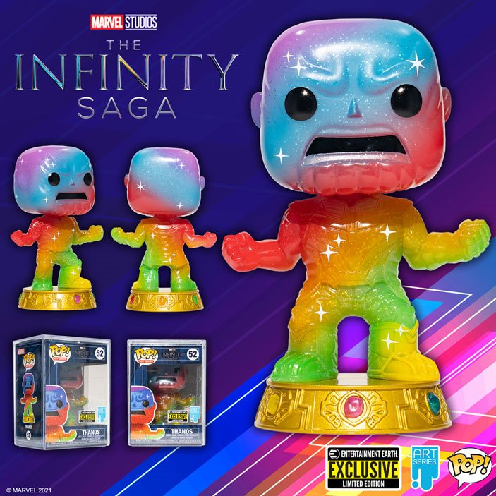 Funko Pop! Marvel The Infinity Saga Art Series Complete Set In Soft  Protectors