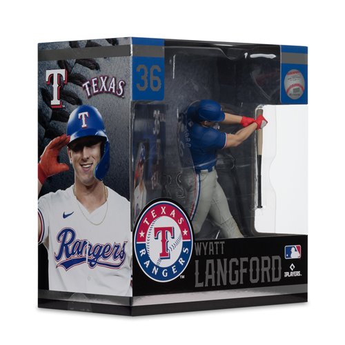 MLB SportsPicks Texas Rangers Wyatt Langford 7-Inch Posed Figure