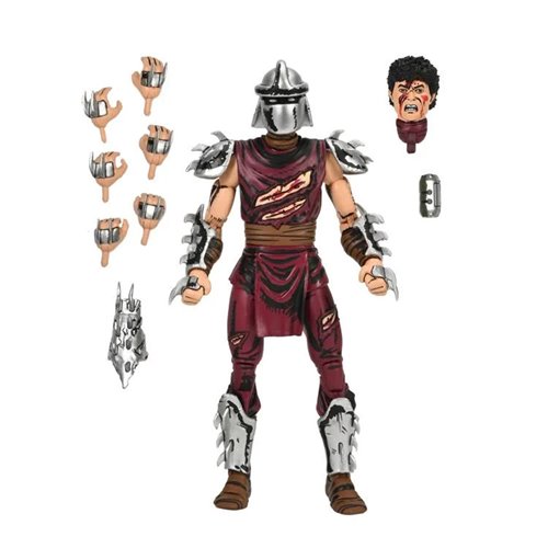Teenage Mutant Ninja Turtles Mirage Comics Battle Damaged Shredder Classic Colors 7-Inch Scale Actio