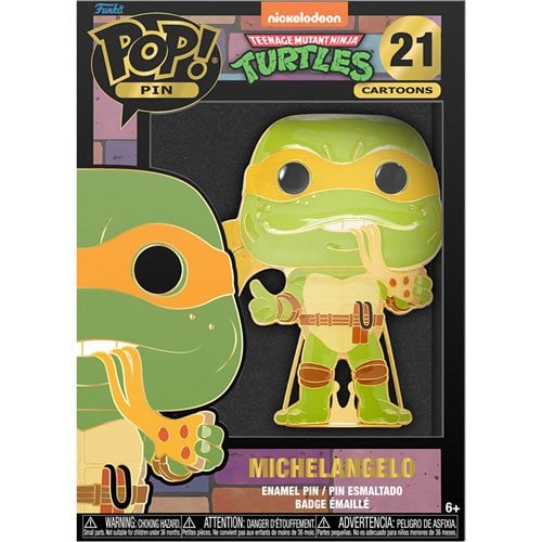 Teenage Mutant Ninja Turtles Michelangelo Large Enamel Pop! Pin