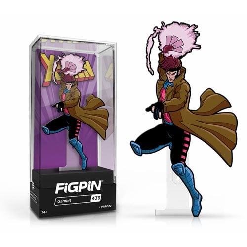 X-Men Animated Gambit FiGPiN Classic Enamel Pin
