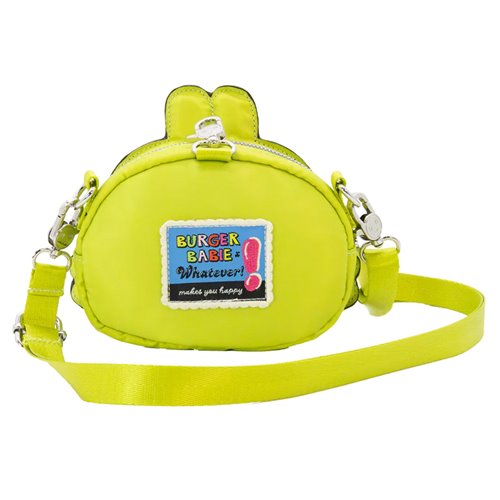 Burger Babie Padded Nylon Mini Crossbody Bag with Strap