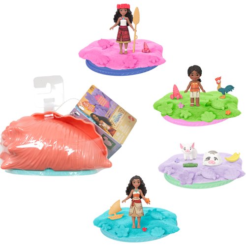 Moana Ocean Shell Reveal Small Doll Case of 6