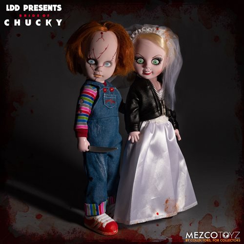 Living Dead Dolls Childs Play 4 Bride of Chucky Chucky and Tiffany Doll 2-Pack