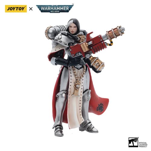Joy Toy Warhammer 40,000 Adepta Sororitas Order of the Argent Shroud Sister Vitas 1:18 Scale Action