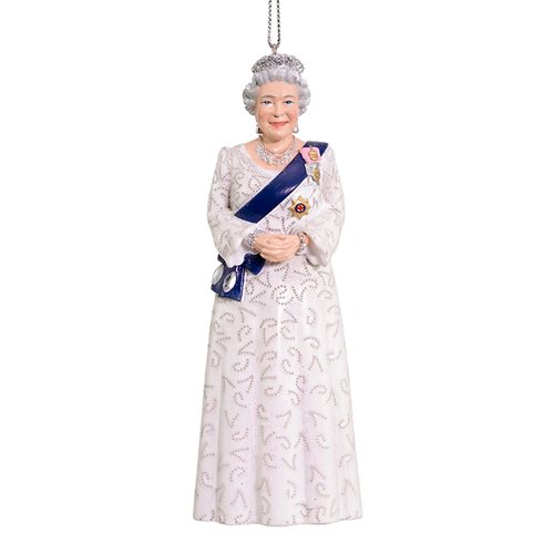 Queen Elizabeth 4 3/4-Inch Resin Ornament