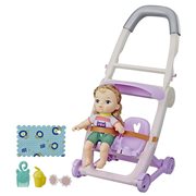 Baby Alive Littles Roll and Kick Stroller Doll - Blonde Hair