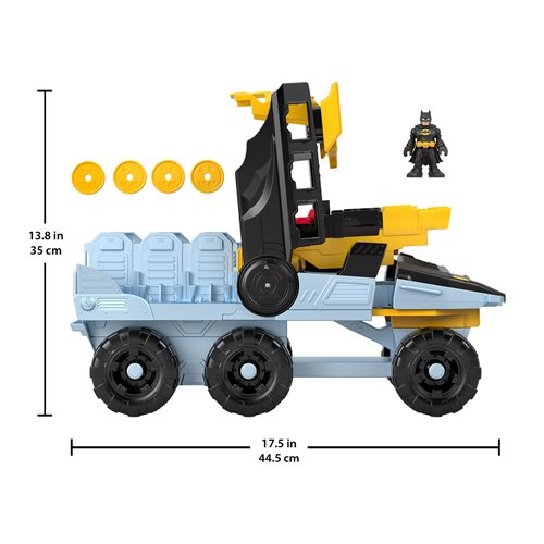 DC Super Friends Imaginext Batman and Transforming Bat-Tank Vehicle Set