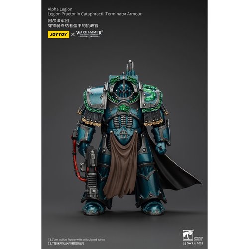 Joy Toy Warhammer The Horus Heresy Alpha Legion Legion Praetor Cataphractii Terminator Armor 1:18 Sc