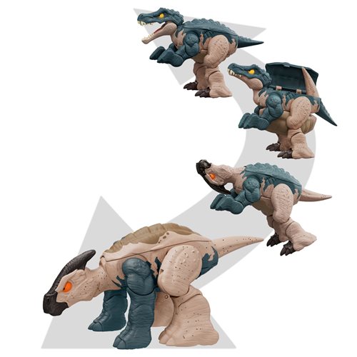 Jurassic World Fierce Changers Double Danger Baryonyx and Parasaurolophus Action Figure