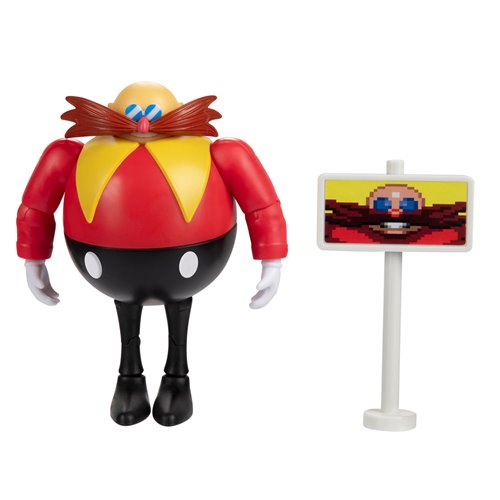 Sonic the Hedgehog Wave 19 Classic Eggman with Goal Plate 4-Inch Action Figure