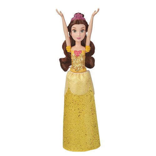 Disney Princess Royal Shimmer Belle Doll with Tiara