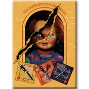 Child's Play Chucky Hiding Flat Magnet