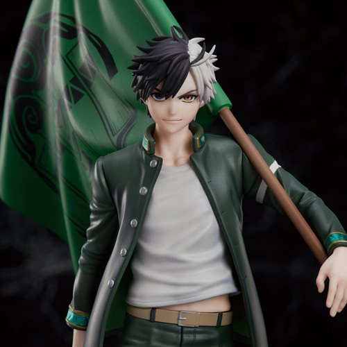 Wind Breaker Haruka Sakura with Bofurin School Flag Limited Edition Statue