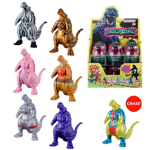 Godzilla Scramble Collection Wave 1 Blind-Box Action Figure Display of 12