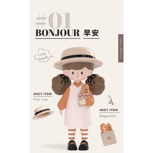 Molinta Vintage Outfit Blind-Box Vinyl Figure Case of 6