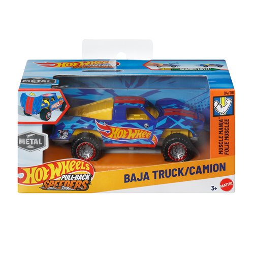 Hot Wheels Pull-Back Speeders 2025 Mix 4 Case of 12