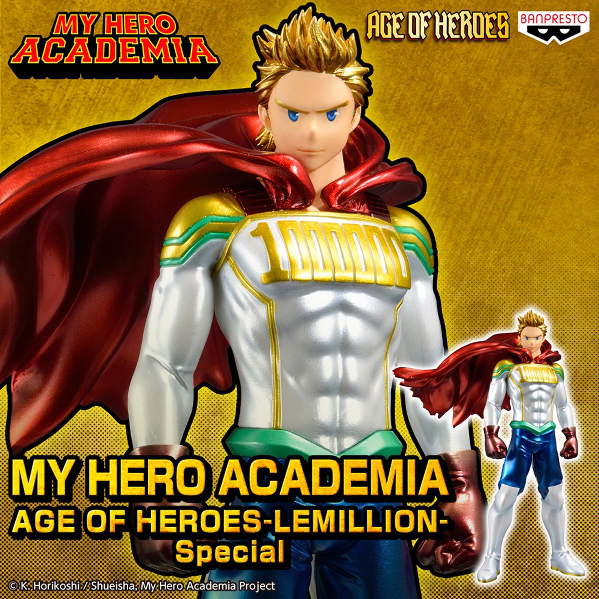 Togata VORBESTELLUNG Q2/2020 My Hero Academia Figur Age of Heroes Lemillion M 