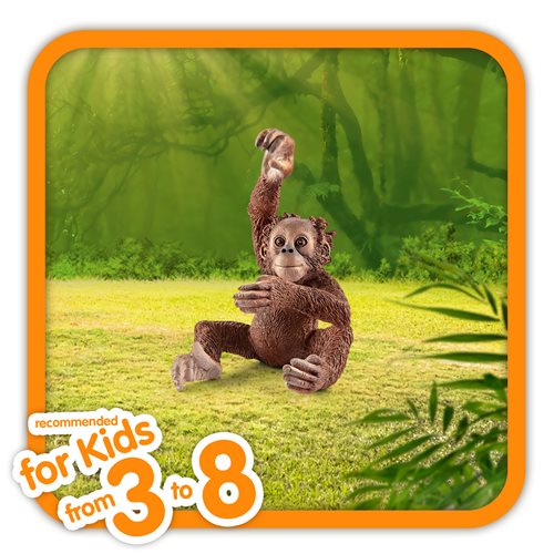 Wild Life Young Orangutan Collectible Figure