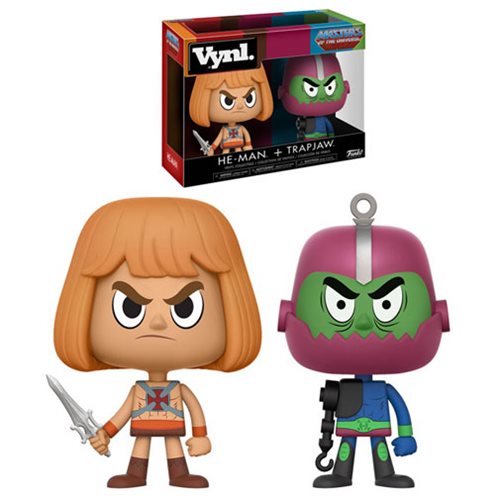 Masters of the Universe He-Man and Trap Jaw Vynl. Figure 2-Pack