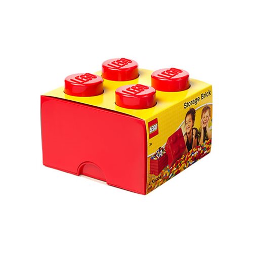 LEGO Bright Red Storage Brick 4