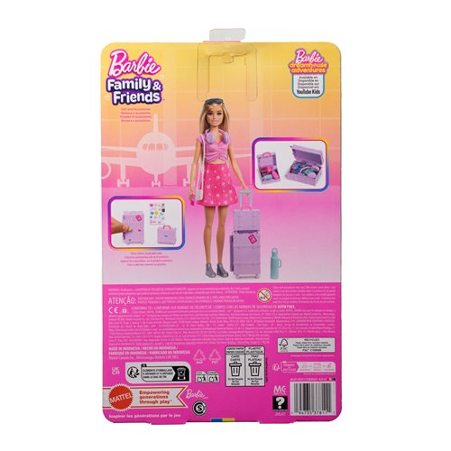 Barbie Family & Friends Malibu Travel Doll