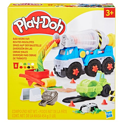 Play-Doh Road Work Fun Construction Truck Toy Set