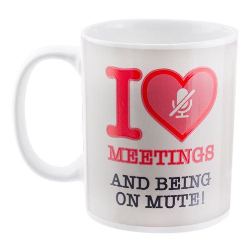 I Love Meetings I'm On Mute 10.1 oz. Heat-Change Mug