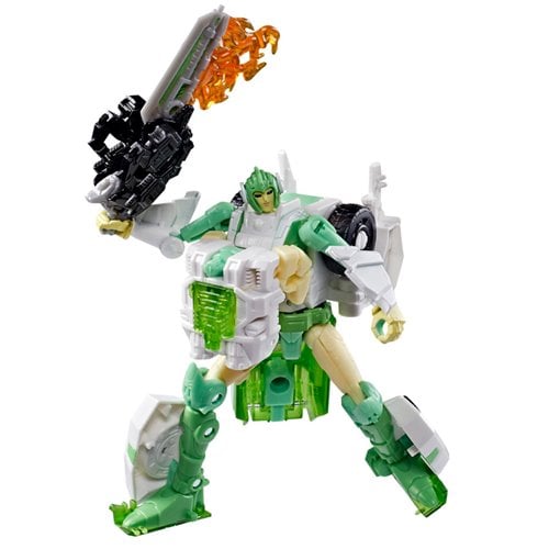 Transformers Generations War for Cybertron: Siege Deluxe Class WFC-S15 Autobot Greenlight with Dazzl
