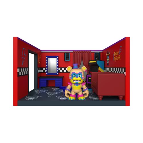 Five Nights at Freddys: Rec Room Freddy's Room Snap Playset