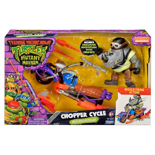 Tales of the Teenage Mutant Ninja Turtles Vehicle with Figure Case of 4