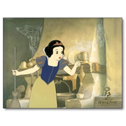 Disney Snow White Sweeping Up Hand Painted Cel
