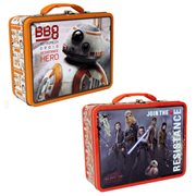 Star Wars: The Last Jedi Embossed Large Tin Tote Lunch Box Set