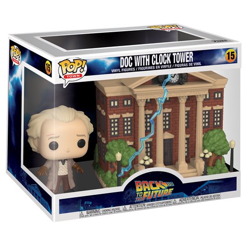 Back to the Future Doc with Clock Tower Pop! Town
