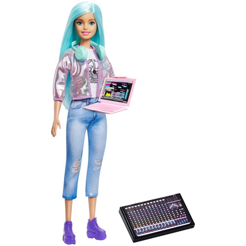 Barbie Career of the Year Music Produce Doll with Blue Hair