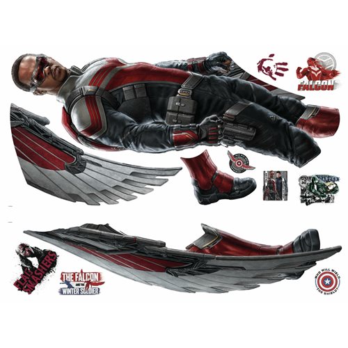 Falcon and the Winter Soldier Falcon Peel and Stick Giant Wall Decals