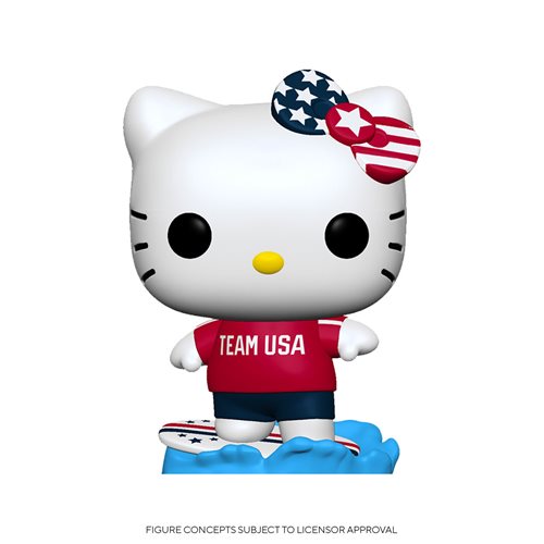 Hello Kitty Team USA Surfing Funko Pop! Vinyl Figure
