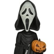 Ghost Face with Pumpkin Head Knocker Bobblehead