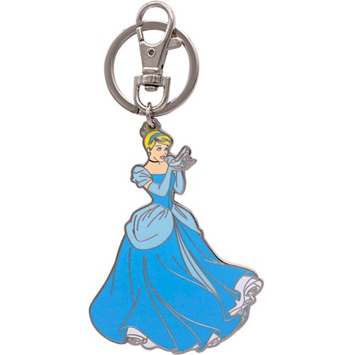 Cinderella Colored Pewter Key Chain