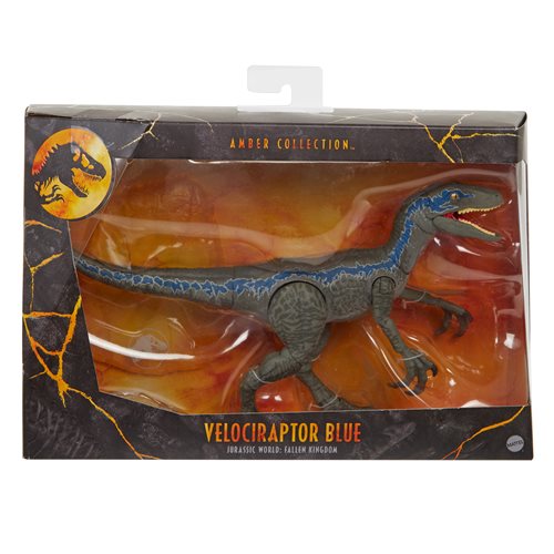 Jurassic World Velociraptor Blue 6-Inch Scale Amber Collection Action Figure